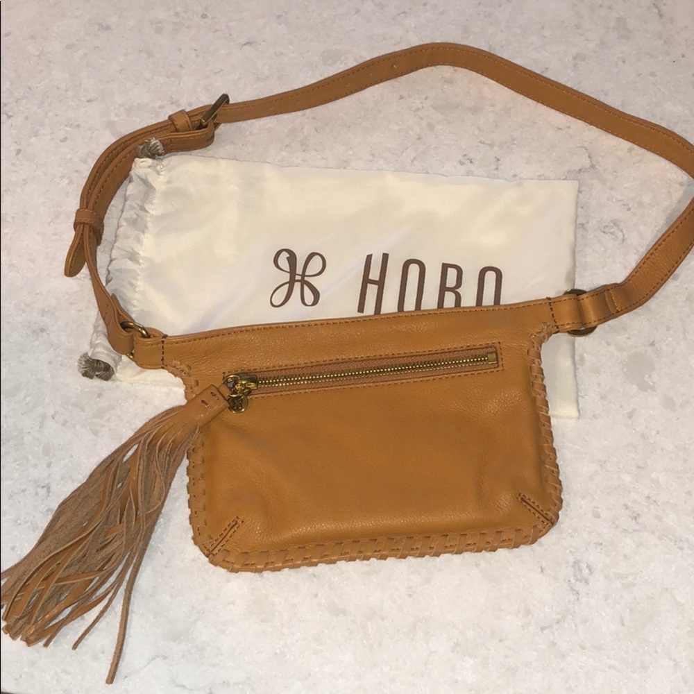 Leather Hobo hip belt bag